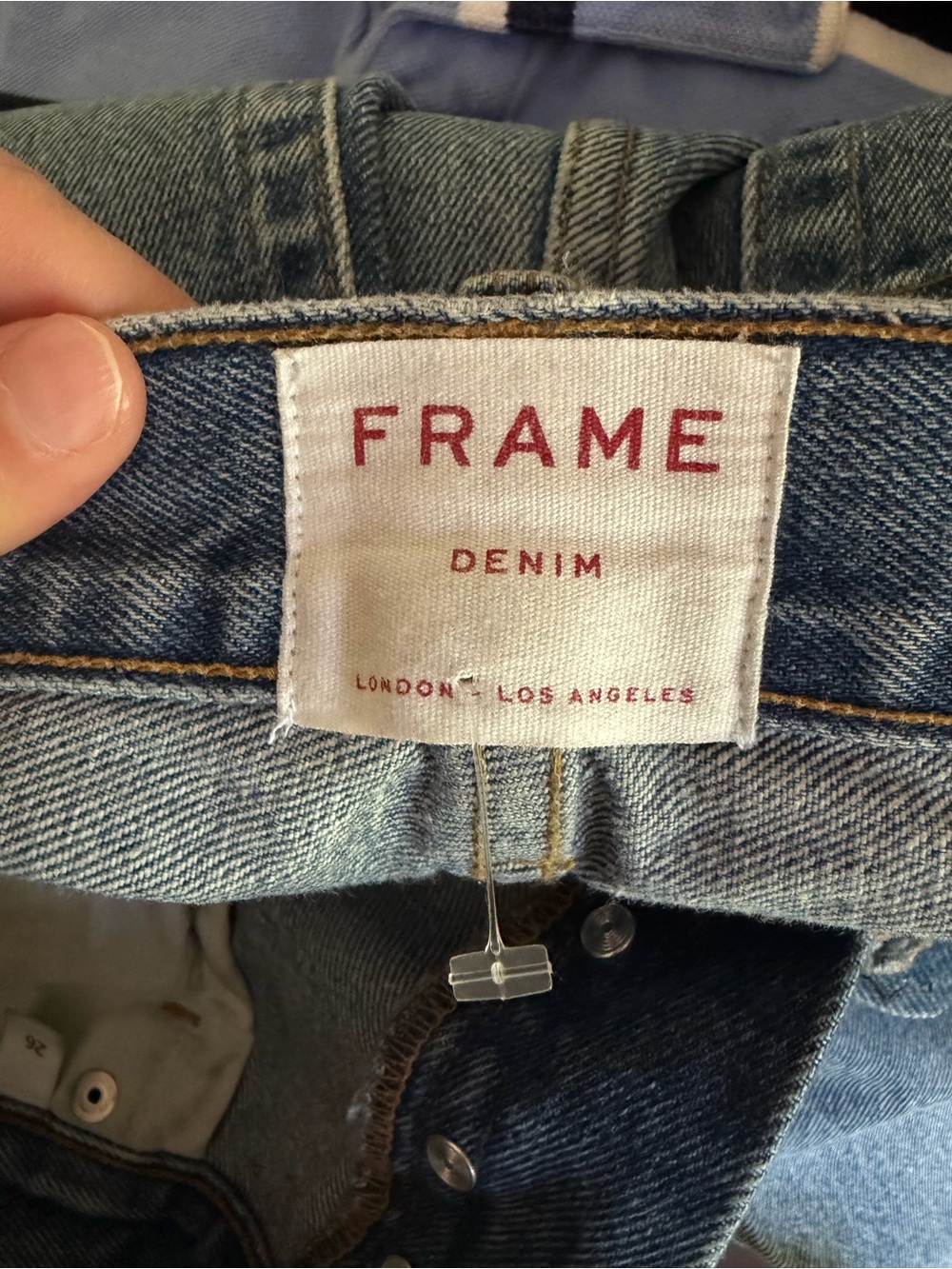 FRAME Denim Rigid Re-Release Le Original Skinny Vine Distressed Revolve 26 - Picture 4 of 7